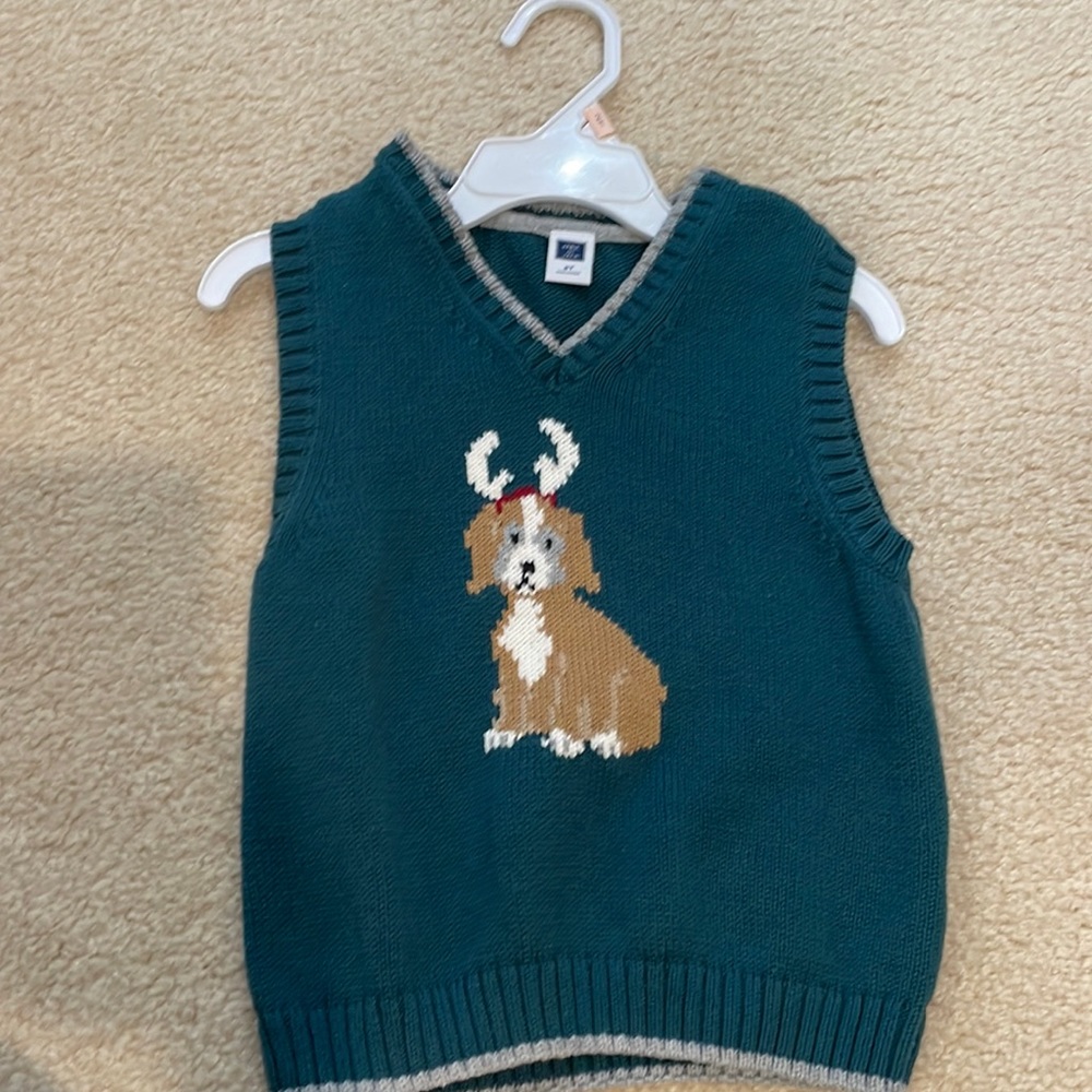 Janie and Jack Christmas Vest